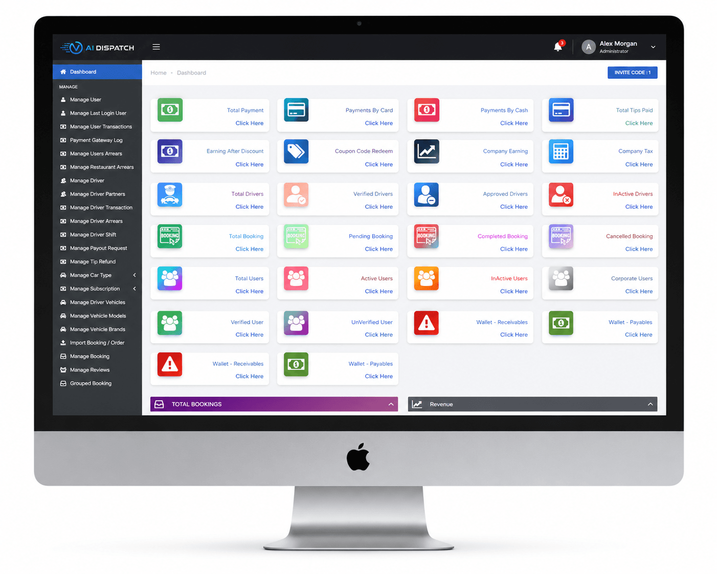 Admin Panel preview
