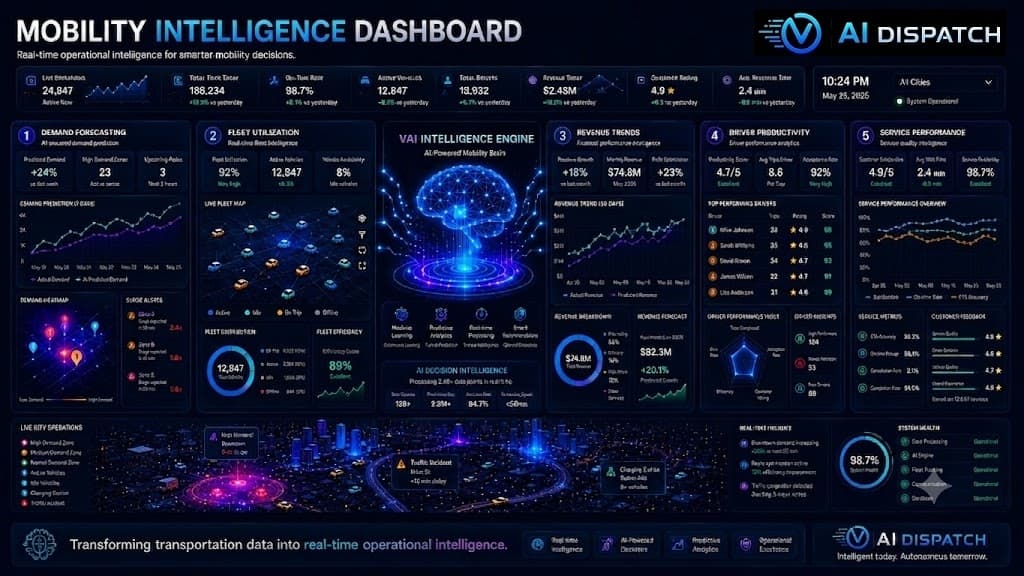 Data to intelligence pipeline for mobility operations